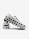 Converse Biele plátenné tenisky Converse Chuck Taylor All Star Platform