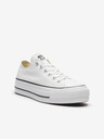 Converse Biele plátenné tenisky Converse Chuck Taylor All Star Platform