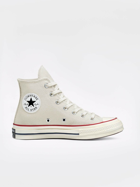 Converse Krémové členkové tenisky Converse Chuck 70