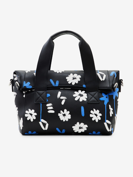 Desigual Čierna dámska kabelka Desigual Margy Loverty 2.0 Floral