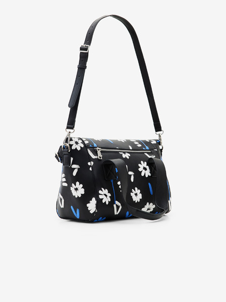 Desigual Čierna dámska kabelka Desigual Margy Loverty 2.0 Floral