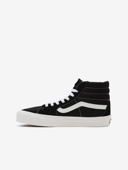 Vans Čierne členkové tenisky s koženými detailmi VANS SK8-Hi