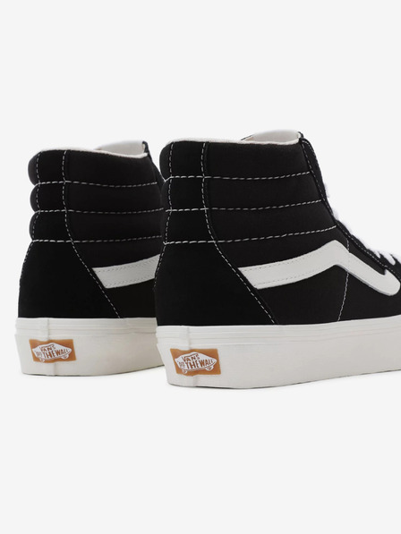 Vans Čierne členkové tenisky s koženými detailmi VANS SK8-Hi