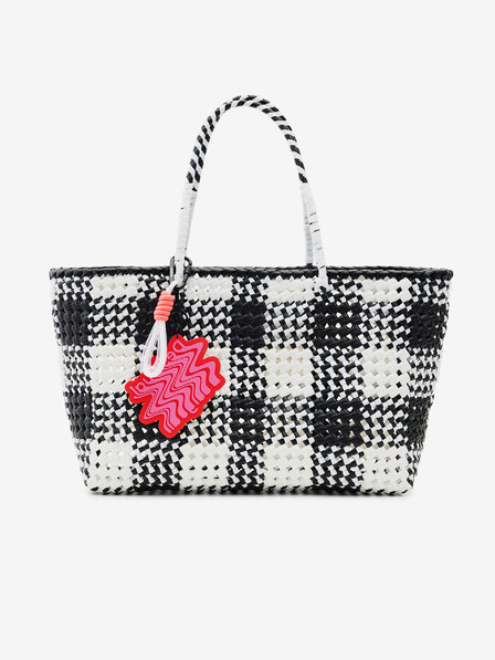 Desigual Čiernobiela dámska kabelka Desigual Lux