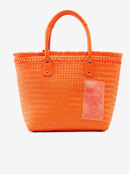 Desigual Oranžová dámska kabelka Desigual Basket Braided Zaire