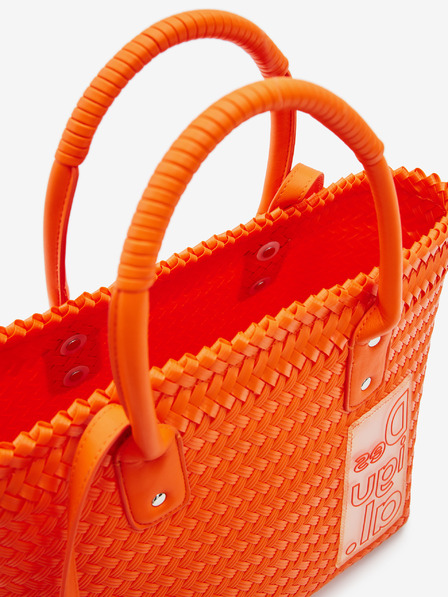 Desigual Oranžová dámska kabelka Desigual Basket Braided Zaire