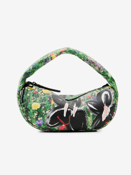 Desigual Zelená dámska vzorovaná kabelka Desigual Arty Pepo Bangor
