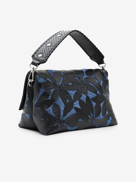 Desigual Modro-čierna dámska kabelka Desigual Onyx Venecia 2.0 so vzorom