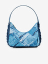 Desigual Modrá dámska kabelka Desigual Forever Blue Medley Patterned Handbag