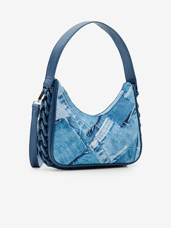 Desigual Modrá dámska kabelka Desigual Forever Blue Medley Patterned Handbag