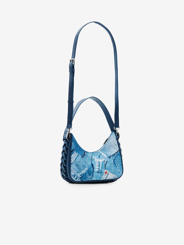 Desigual Modrá dámska kabelka Desigual Forever Blue Medley Patterned Handbag