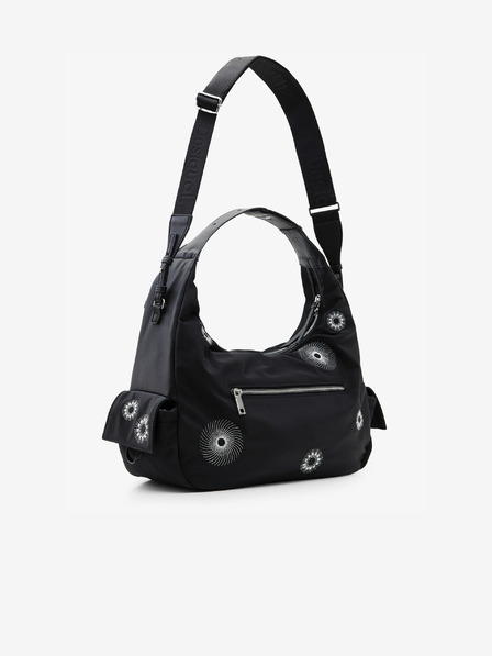 Desigual Desigual Jimenas Birmalph čierna dámska vzorovaná crossbody kabelka