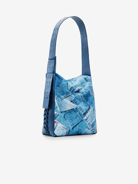 Desigual Modrá Desigual dámska vzorovaná kabelka Forever Modrá Estrasburgo