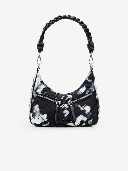 Desigual Čierna dámska kabelka Desigual Yenes Medley Multipocketed Patterned Handbag