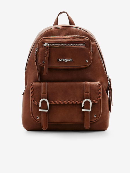 Desigual Hnedý dámsky batoh Desigual Omnia Mombasa Multi