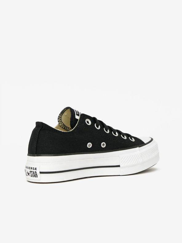 Converse Čierne plátenné tenisky Converse Chuck Taylor All Star na platforme