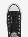 Converse Čierne plátenné tenisky Converse Chuck Taylor All Star na platforme