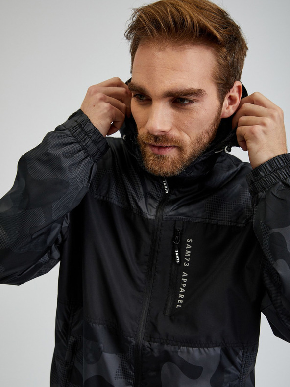 Sam 73 Čiernošedá pánska army bunda SAM73 Lachlan