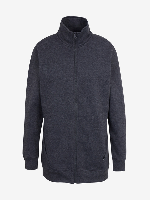 Sam 73 Šedá dámska žíhaná mikina na zips SAM 73 Asajj