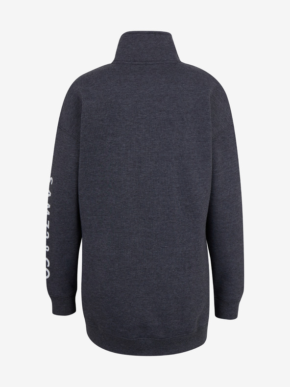 Sam 73 Šedá dámska žíhaná mikina na zips SAM 73 Asajj