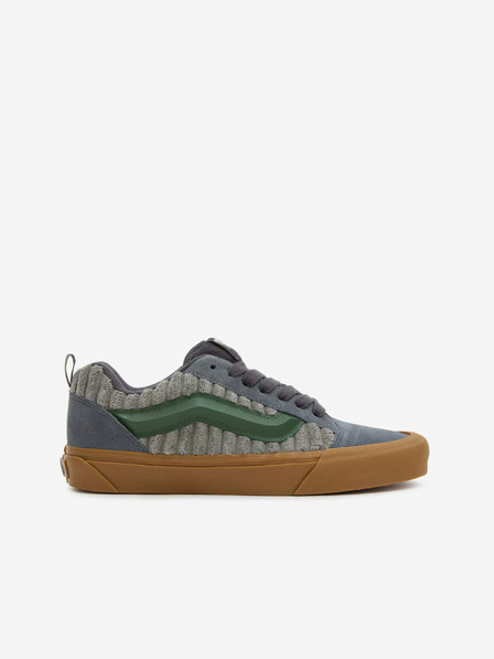 Vans Šedé pánske tenisky so semišovými detailmi VANS Knu Skool