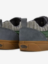 Vans Šedé pánske tenisky so semišovými detailmi VANS Knu Skool