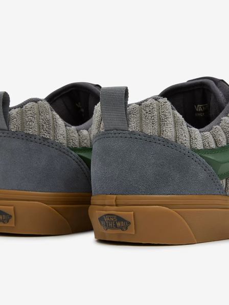 Vans Šedé pánske tenisky so semišovými detailmi VANS Knu Skool