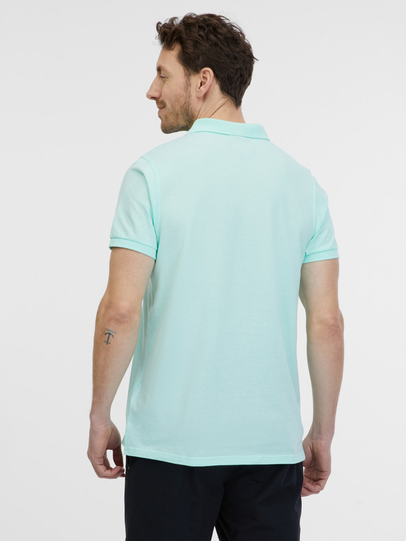 Sam 73 Tyrkysová pánska polokošeľa SAM 73 Julian