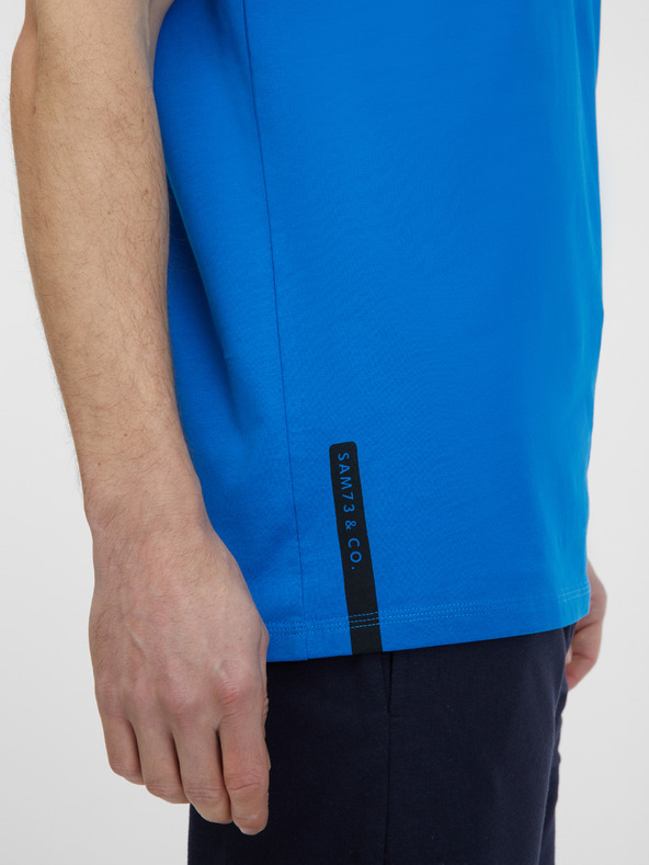 Sam 73 Modré pánske tričko SAM 73 Goose