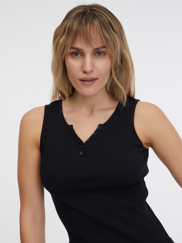 Sam 73 Čierne dámske tielko SAM 73 Manuela