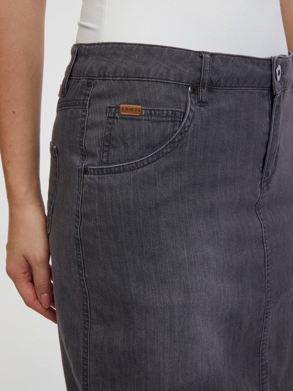 Sam 73 Šedá dámska džínsová sukňa SAM 73 Gladis