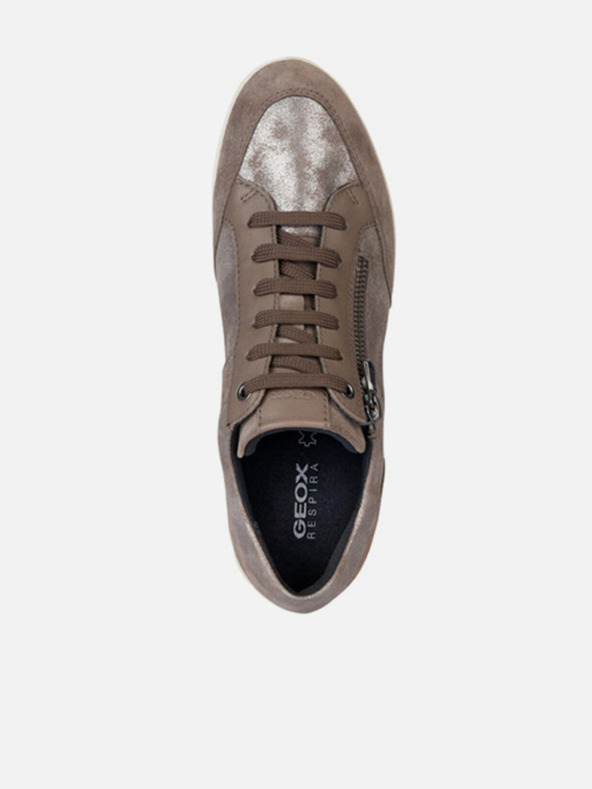 Geox Hnědé dámske tenisky Geox Myria