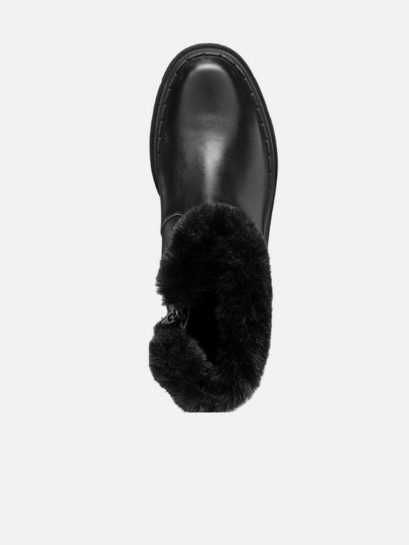 Geox Čierne dámske členkové topánky Geox Felleny