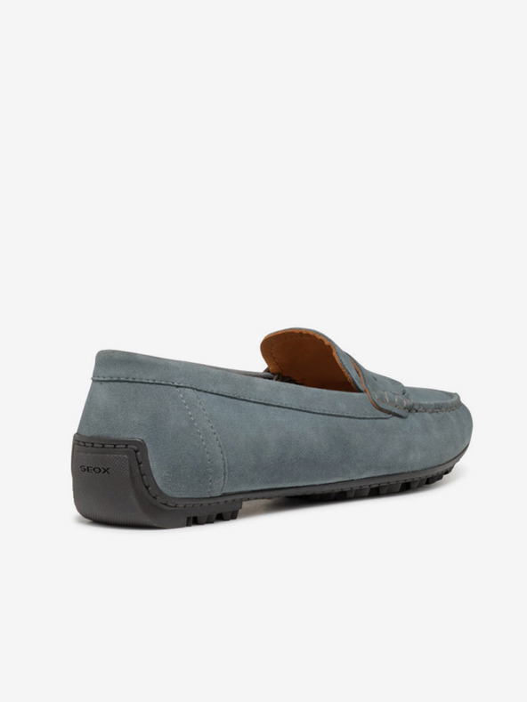 Geox Svetlozelené dámske mokasíny Geox Kosmopolis + Grip