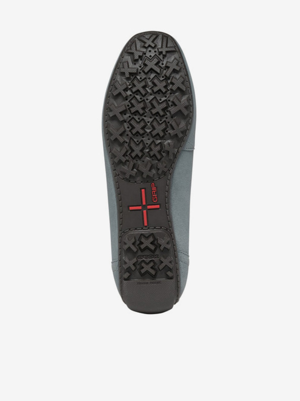 Geox Svetlozelené dámske mokasíny Geox Kosmopolis + Grip