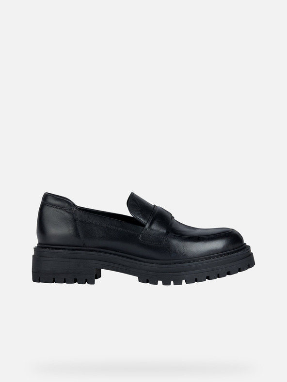 Geox Čierne dámske mokasíny Geox Iridea