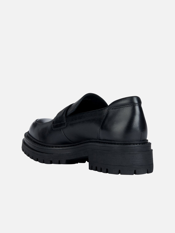 Geox Čierne dámske mokasíny Geox Iridea