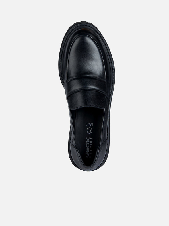 Geox Čierne dámske mokasíny Geox Iridea