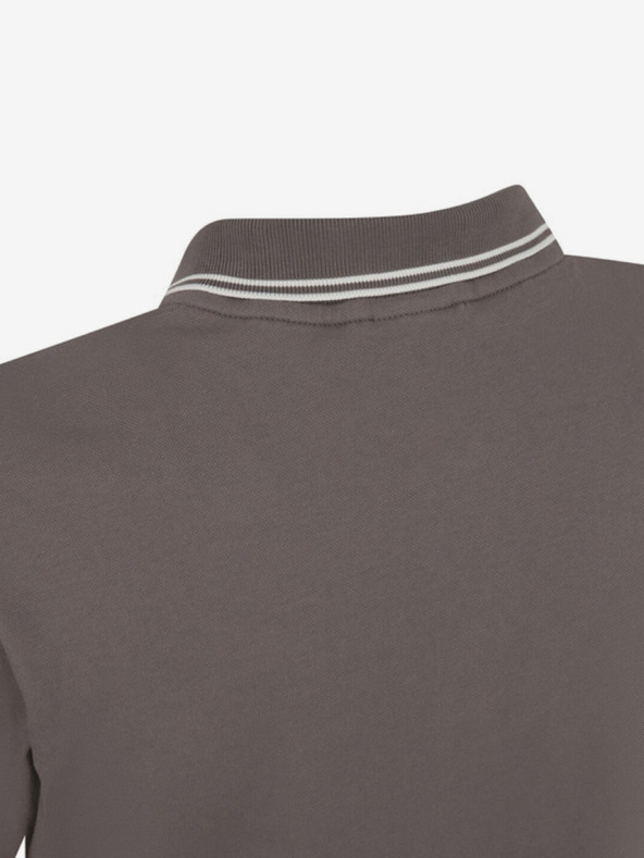 Geox Krémové pánske polotričko Geox Polo