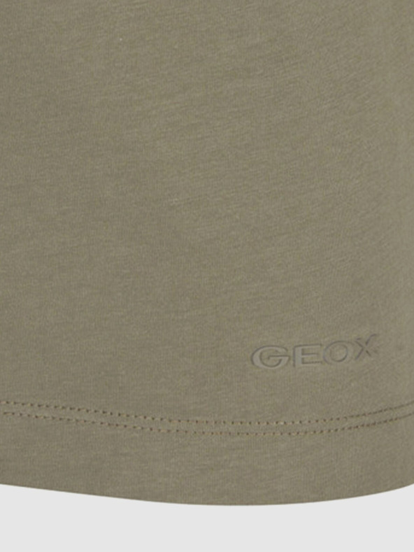 Geox Olivové pánske tričko Geox T-Shirt