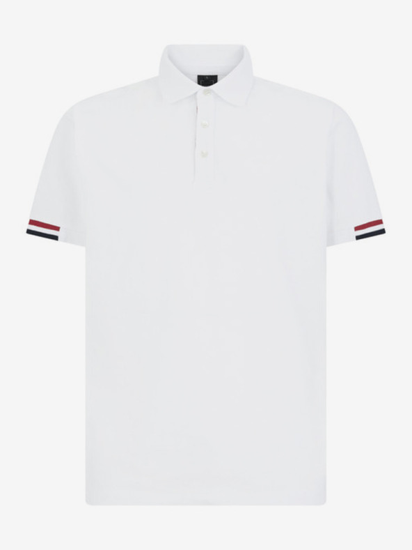 Geox Biele pánske polotričko Geox Polo