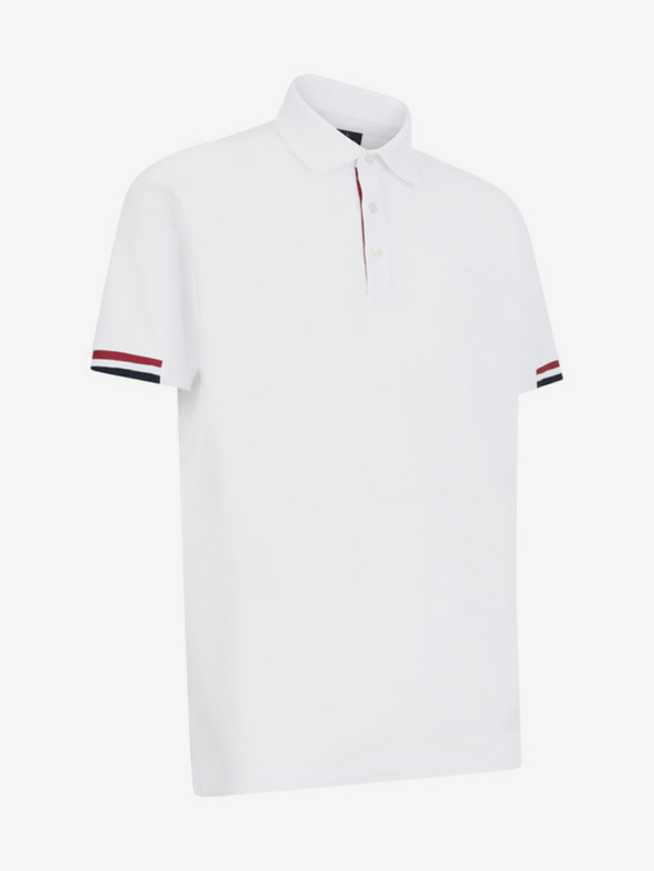 Geox Biele pánske polotričko Geox Polo
