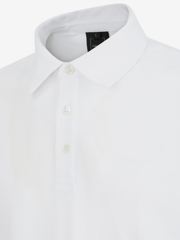 Geox Biele pánske polotričko Geox Polo