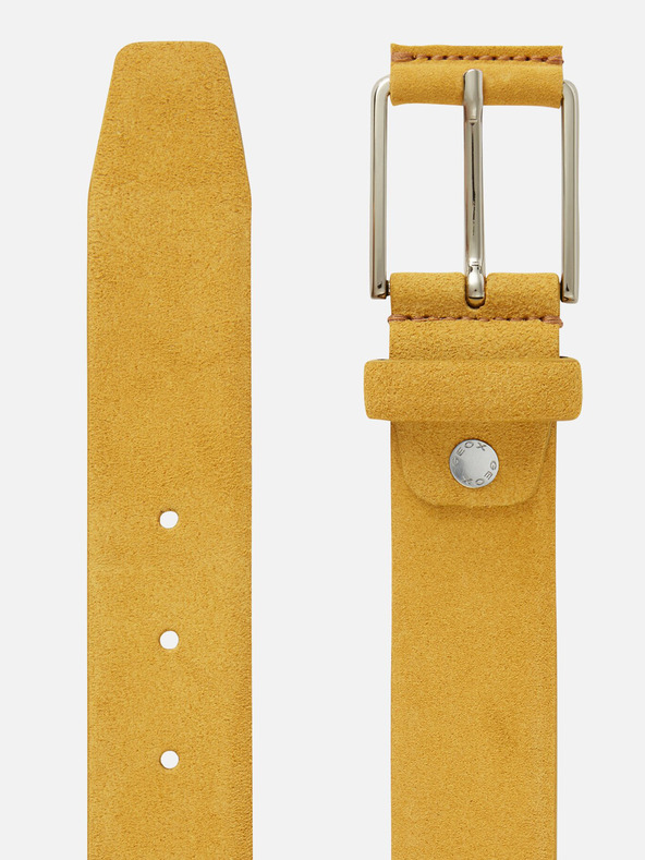 Geox Žltý pánsky opasok Geox Belt