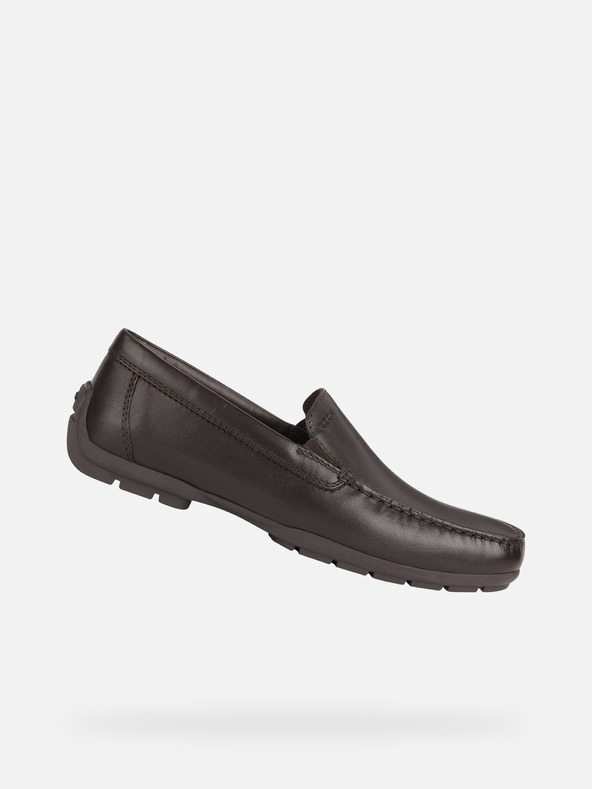 Geox Hnedé pánske mokasíny Geox Moner W 2fit