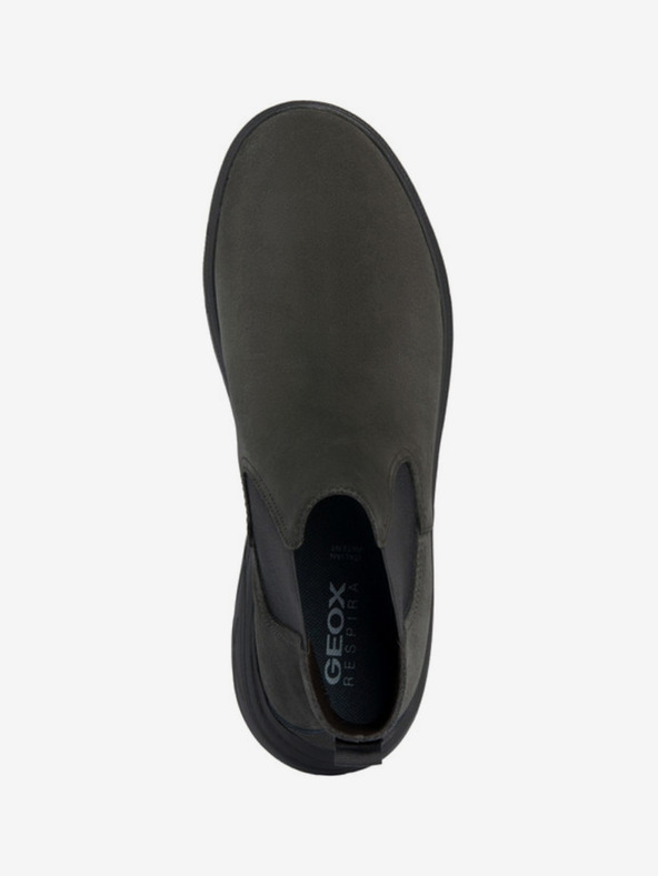 Geox Hnedá pánska členkové topánky Geox Portello