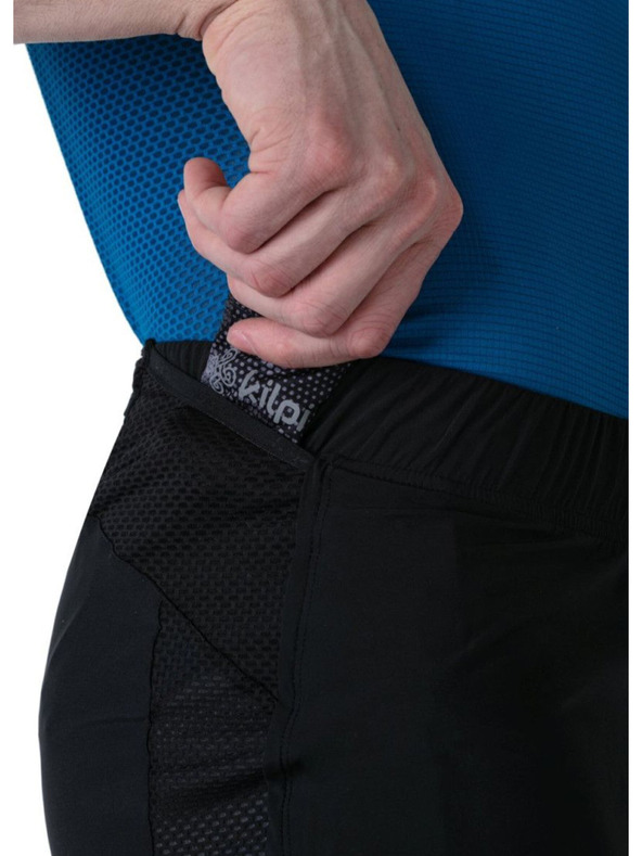 Kilpi Čierne pánske športové šortky Kilpi COMFY