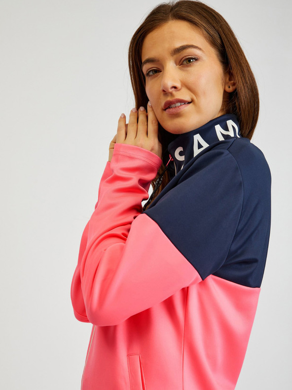 Sam 73 Modro-ružová dámska mikina na zips SAM73 Octans