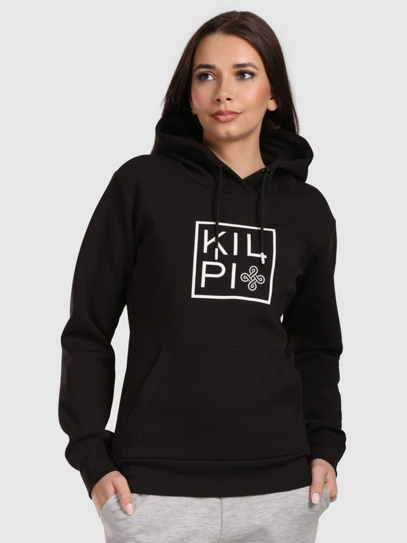 Kilpi Dámska bavlnená mikina Kilpi NIKY-W Black
