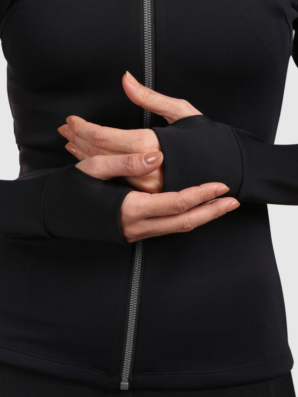 Kilpi Kilpi LAJEN-W Dámska mikina s kapucňou čierna